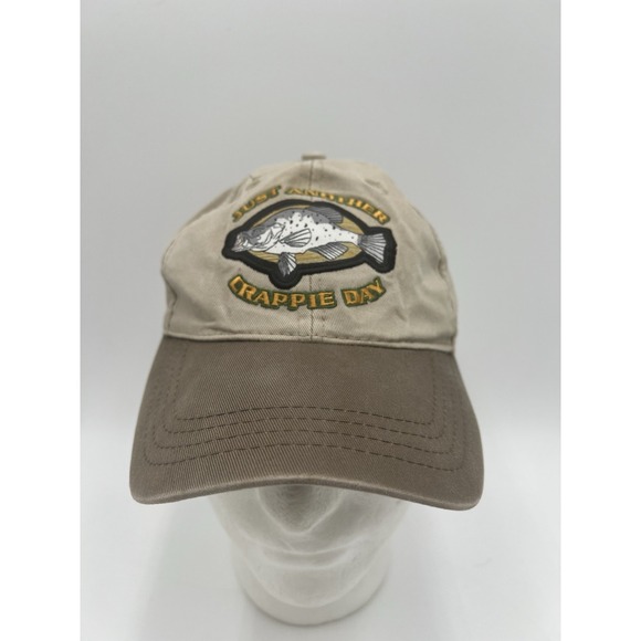 Paramount Other - Just Another Crappie Day Strapback Hat Brown One Size Paramount Outdoors